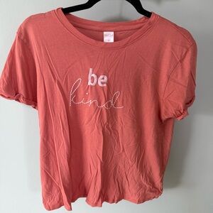 Sweet Soul Coral 'Be Kind' T-Shirt Size Medium